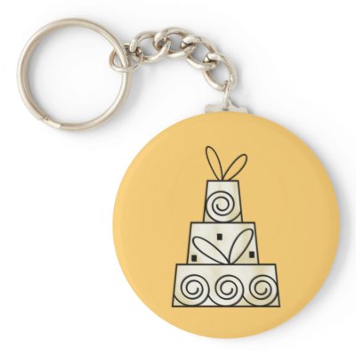 Wedding Cakes Key Chains