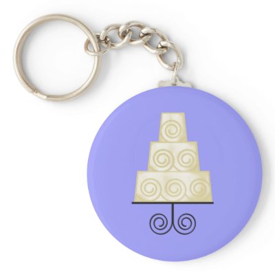 Wedding Cakes Key Chain