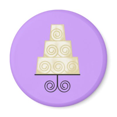 Wedding Cakes Refrigerator Magnets