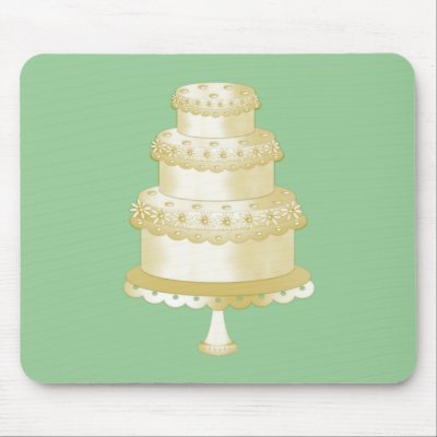 Wedding Cakes Mouse Pad