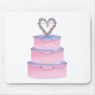 Wedding Cakes Mousepad