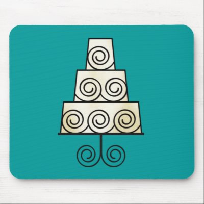 Wedding Cakes Mouse Pads