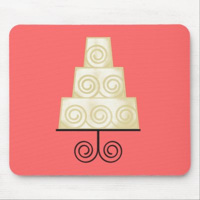 Wedding Cakes Mousepads