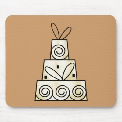Wedding Cakes Mousepad
