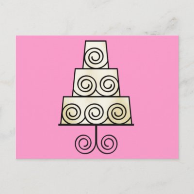 Wedding Cakes Post Cards