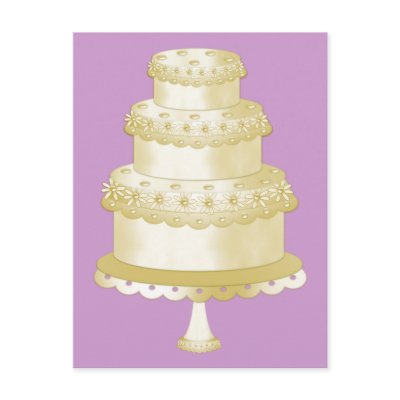 Wedding Cakes Post Card