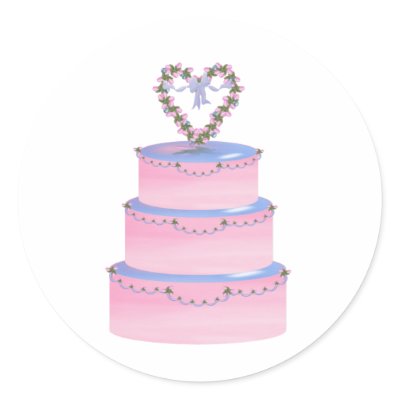 Wedding Cakes Sticker