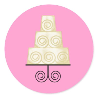 Wedding Cakes Stickers