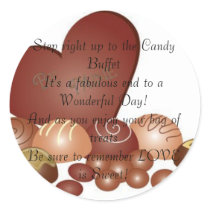 Wedding Candy Sticker