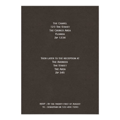 Wedding Car Two Groom Gay Wedding Custom Invitation