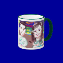 Wedding Caricatures Mug 13a mugs