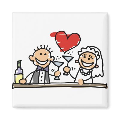 Wedding Celebration Magnets