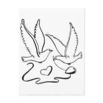 Wedding Ceremony Doves postcards by TheBridalShop Wedding Ceremony Doves postcards