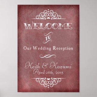 Wedding Chalkboard(A4) Value Poster Paper (Matte)