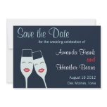 Wedding Champagne Toast Save the Date Custom Announcement