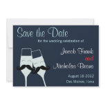 Wedding Champagne Toast Save the Date Personalized Invitations