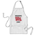 Wedding Chef aprons