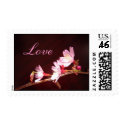 Wedding Cherry Blossom Love Postage postage by indolilly Wedding Cherry Blossom Love Postage postage