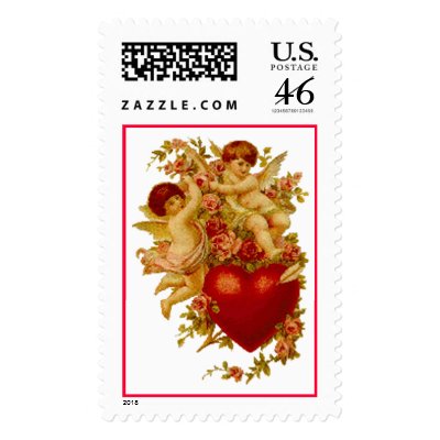 Wedding Cherubs (1) Postage