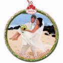 Wedding Christmas Ornament Our 1st Christmas photo sculptures by samack Wedding Christmas Ornament Our 1st Christmas photo sculptures