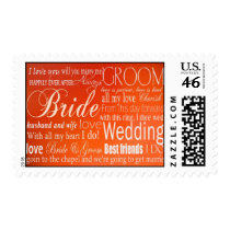 Wedding collage postage