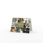 Wedding Collage Thank You Card - Sage