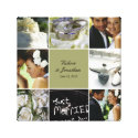 Wedding Collage Wrapped Canvas - Custom Color wrappedcanvas