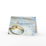 wedding, congratulations, card, greeting, ring,