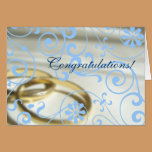 Wedding Congrats (Customizable Color!) cards