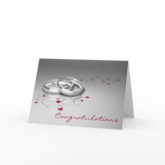 Wedding Congratulations card card