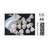 wedding-conversation-hearts postage