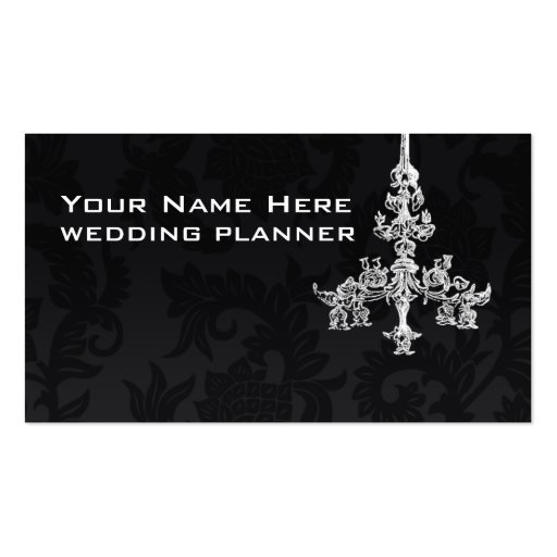 Wedding Coordinator Card Business Card Template (front side)