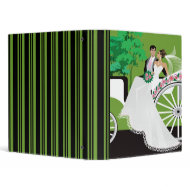 Wedding Couple Carriage Ride Notebook binder