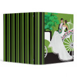 Wedding Couple Carriage Ride Notebook binders