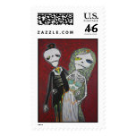 Wedding Couple / Day Of The Dead Postage