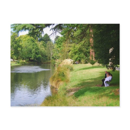 Wedding Couple on Avon River Postcard postcard