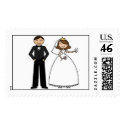 Wedding Couple postage by Musicat Wedding Couple postage