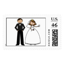 Wedding Couple postage by Musicat Wedding Couple postage