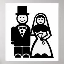 Wedding couple print
