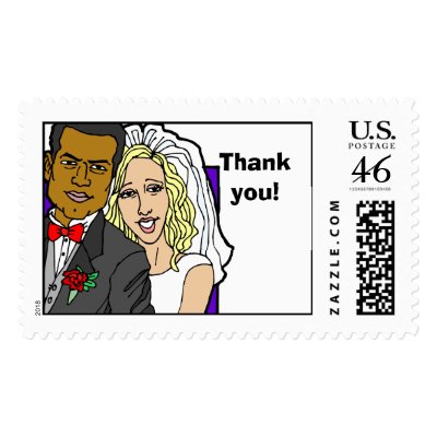 Wedding Couple Stamp