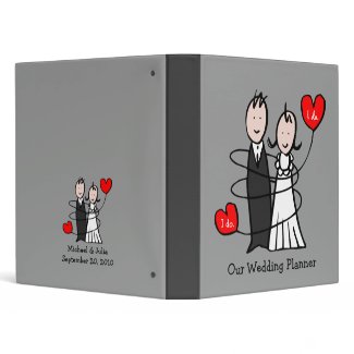 Wedding Couple Wedding Planner binder