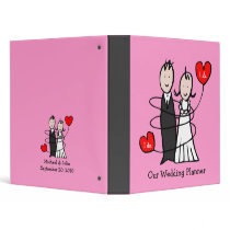 Wedding Couple Wedding Planner binders