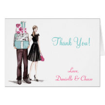 Wedding Couples Shower Thank You Cards
