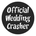 Wedding Crasher stickers by cooltees Wedding Crasher stickers