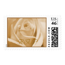 Wedding: Cream and Milk Chocolate - postage stamps by Horseshoes3 Wedding: Cream and Milk Chocolate - postage stamps