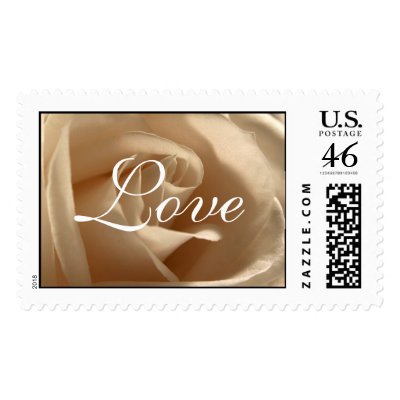 Wedding Cream Rose Stamp