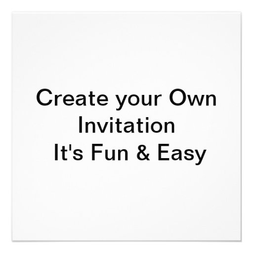 create your own invitations