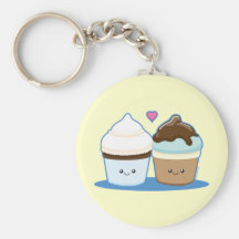 Wedding Cupcakes Key Chain