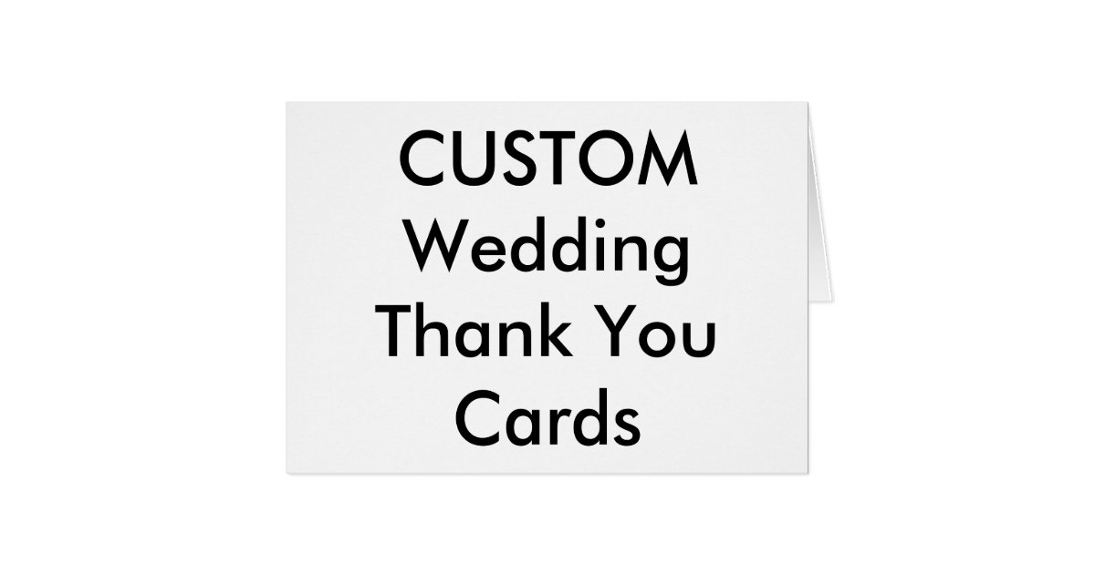 Wedding Custom Thank You Cards Note Card Zazzle Wedding Custom Thank You Cards Note Card Zazzle