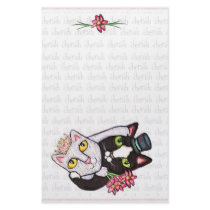 Wedding Dance Cats Stationery by jamiecreates1 Wedding Dance Cats Stationery